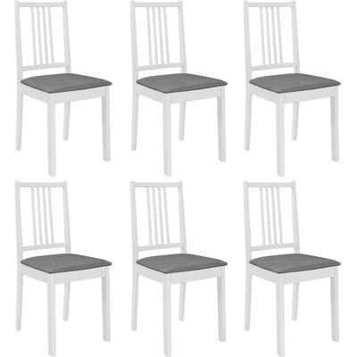 VidaXL 276406 Witte moderne eetkamerstoel - Eetkamerstoel VidaXL 276406 Witte moderne eetkamerstoel - Eetkamerstoel