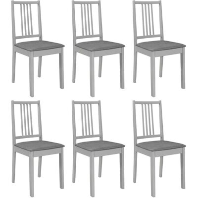 vidaXL Modell 276407 Grauer Holzstuhl vidaXL Modell 276407 Grauer Holzstuhl