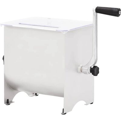 vidaXL 12535 - silber - manuelle Fleischmischer vidaXL 12535 - silber - manuelle Fleischmischer