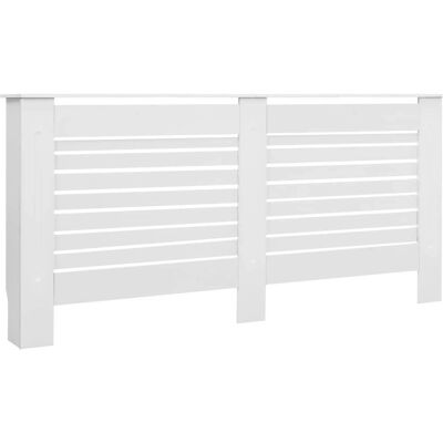 vidaXL Witte MDF Radiatorafdekking - Radiator Cover vidaXL Witte MDF Radiatorafdekking - Radiator Cover