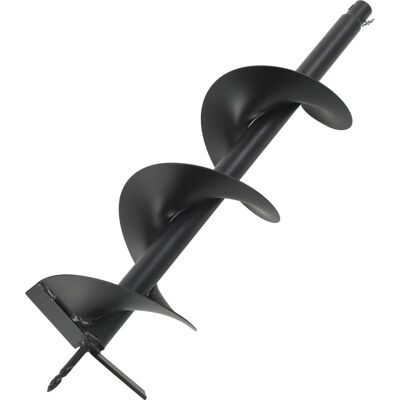 vidaXL Bohrerschnecke Stahl 200 mm - Robuste, Kompatibel mit allen Standard-Aufsätzen, Für Baum pflanzen, Straßenbau, Zaunpfähle vidaXL Bohrerschnecke Stahl 200 mm - Robuste, Kompatibel mit allen Standard-Aufsätzen, Für Baum pflanzen, Straßenbau, Zaunpfähle