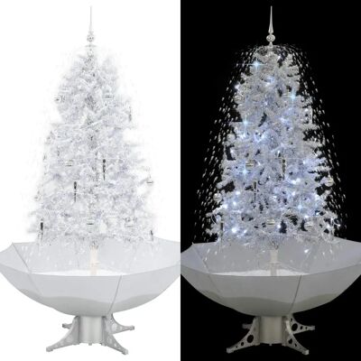 vidaXL Weißer Schneefall Weihnachtsbaum 170cm mit Regenschirmbasis vidaXL Weißer Schneefall Weihnachtsbaum 170cm mit Regenschirmbasis