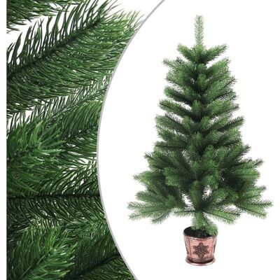 vidaXL Künstlicher Weihnachtsbaum mit realistischen Nadeln 65 cm Grün - Weihnachtsbaum vidaXL Künstlicher Weihnachtsbaum mit realistischen Nadeln 65 cm Grün - Weihnachtsbaum
