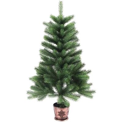 vidaXL 90 cm Künstlicher Weihnachtsbaum mit Echt-Nadeln - Weihnachtsbaum vidaXL 90 cm Künstlicher Weihnachtsbaum mit Echt-Nadeln - Weihnachtsbaum
