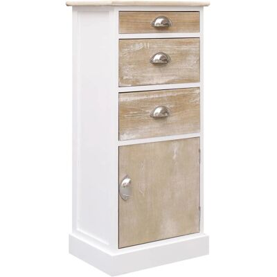 vidaXL Side Cabinet 38x28x86cm Paulownia Træ Opbevaringsskab vidaXL Side Cabinet 38x28x86cm Paulownia Træ Opbevaringsskab