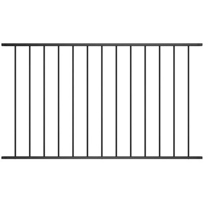 vidaXL Stahlzaunpaneel 1,7x0,75 m Schwarz vidaXL Stahlzaunpaneel 1,7x0,75 m Schwarz