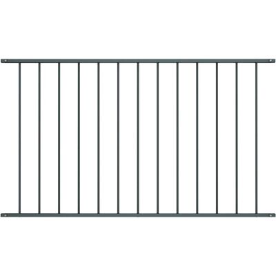 vidaXL Zaunpaneel 1,7x1,25 m Anthrazit - Zaunpaneel vidaXL Zaunpaneel 1,7x1,25 m Anthrazit - Zaunpaneel