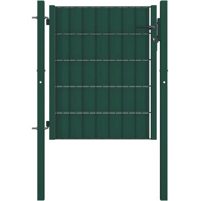 vidaXL Zauntor PVC Stahl 100x81 cm - Zauntor vidaXL Zauntor PVC Stahl 100x81 cm - Zauntor