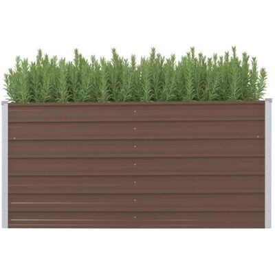vidaXL Gartenbeet - 160x80x77 cm - Verzinkter Stahl vidaXL Gartenbeet - 160x80x77 cm - Verzinkter Stahl