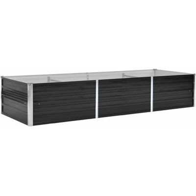 Letto Alto da Giardino in Acciaio Galvanizzato 240x80x45cm - Letto Rialzato Letto Alto da Giardino in Acciaio Galvanizzato 240x80x45cm - Letto Rialzato