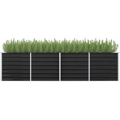 vidaXL Garten Hochbeet Anthrazit - Garten Hochbeet vidaXL Garten Hochbeet Anthrazit - Garten Hochbeet