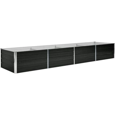 vidaXL Gartenhochbeet aus verzinktem Stahl 320x80x45cm - Gartenhochbeet vidaXL Gartenhochbeet aus verzinktem Stahl 320x80x45cm - Gartenhochbeet