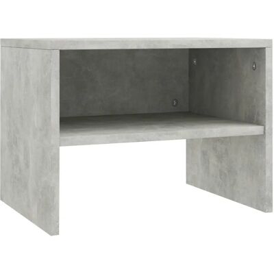vidaXL Sengebord Cementgrå - Sengebord vidaXL Sengebord Cementgrå - Sengebord
