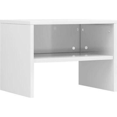 VidaXL Nachtkastje - 40x30x30 cm Wit - Bedside Table VidaXL Nachtkastje - 40x30x30 cm Wit - Bedside Table