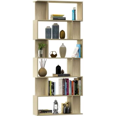 Nnevl Sonoma Dąb Regał na książki/Przegroda pomieszczenia - Regał na książki/Przegroda pomieszczenia Nnevl Sonoma Dąb Regał na książki/Przegroda pomieszczenia - Regał na książki/Przegroda pomieszczenia