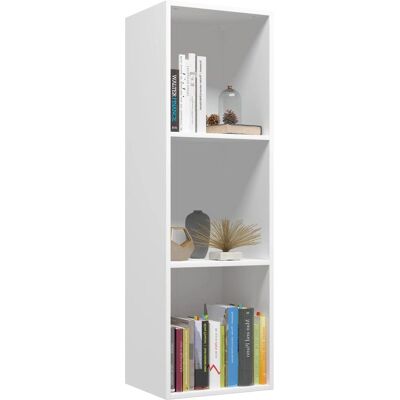 vidaXL Bücherregal Weiß 36x30x114 cm Holzwerkstoff - Book Cabinet vidaXL Bücherregal Weiß 36x30x114 cm Holzwerkstoff - Book Cabinet