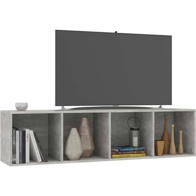 vidaXL Modell 610708 - Bücherregal - Beton Grau vidaXL Modell 610708 - Bücherregal - Beton Grau