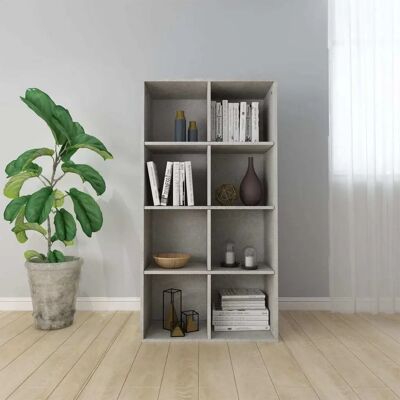 vidaXL Bücherregal/Sideboard Beton Grau 66x30x130 cm Holzfaserplatte - Book Cabinet/Sideboard vidaXL Bücherregal/Sideboard Beton Grau 66x30x130 cm Holzfaserplatte - Book Cabinet/Sideboard