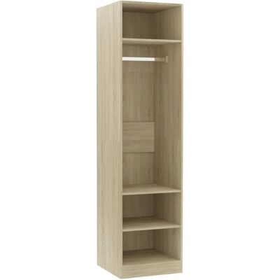 Armoire Sonoma Chêne vidaXL - 50x50x200cm - Placard en bois - Publicité Armoire Sonoma Chêne vidaXL - 50x50x200cm - Placard en bois - Publicité