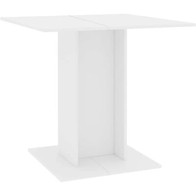 vidaXL Witte Engineered Houten Eettafel - Eettafel vidaXL Witte Engineered Houten Eettafel - Eettafel