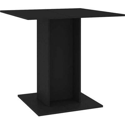 vidaXL Zwarte Engineered Houten Eettafel - Eettafel vidaXL Zwarte Engineered Houten Eettafel - Eettafel
