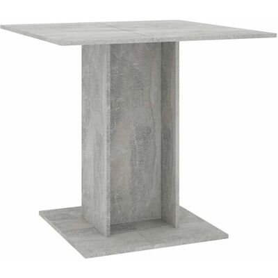 vidaXL Grijze betonnen eettafel 80x80x75cm - Eettafel vidaXL Grijze betonnen eettafel 80x80x75cm - Eettafel