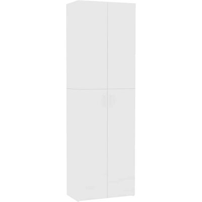 vidaXL Bürokabinettschrank Weiß 60x32x190 cm - Bürokabinet vidaXL Bürokabinettschrank Weiß 60x32x190 cm - Bürokabinet