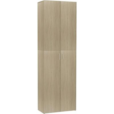vidaXL Kontor Skab Sonoma Eg - Arkiv- & Opbevaringsorganiser vidaXL Kontor Skab Sonoma Eg - Arkiv- & Opbevaringsorganiser