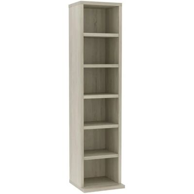vidaXL Szafka na CD Sonoma dębowa 21x20x88 cm - Organizer do przechowywania vidaXL Szafka na CD Sonoma dębowa 21x20x88 cm - Organizer do przechowywania