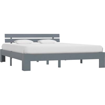 vidaXL 283171 Bettgestell Grau - Bettgestell vidaXL 283171 Bettgestell Grau - Bettgestell