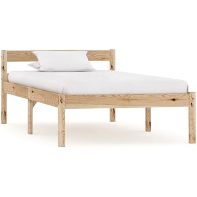 vidaXL Massives Kiefernholz Bettgestell 100x200cm - Bettgestell vidaXL Massives Kiefernholz Bettgestell 100x200cm - Bettgestell