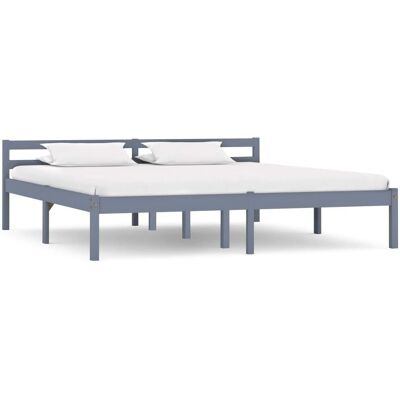 vidaXL Sengekarm i gråt massivt gran 180x200 cm - Sengekarm vidaXL Sengekarm i gråt massivt gran 180x200 cm - Sengekarm