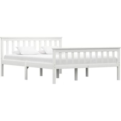 vidaXL 283217 Bettgestell - Massives Kiefernholz Doppelbett vidaXL 283217 Bettgestell - Massives Kiefernholz Doppelbett