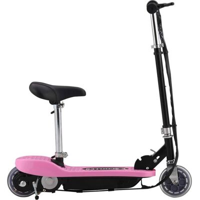 vidaXL Sähköpotkulauta istuimella - 120 W Pinkki vidaXL Sähköpotkulauta istuimella - 120 W Pinkki