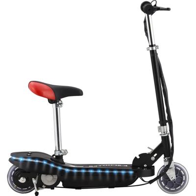 vidaXL Trottinette électrique avec LED, 120 W, Noir - Trottinette Électrique - Publicité vidaXL Trottinette électrique avec LED, 120 W, Noir - Trottinette Électrique - Publicité