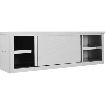 vidaXL Küchen-Wand-Schrank mit Schiebetüren - Wandregal vidaXL Küchen-Wand-Schrank mit Schiebetüren - Wandregal