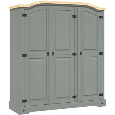 vidaXL 282621 Kleiderschrank - Mexikanischer Corona Stil 3 Türen vidaXL 282621 Kleiderschrank - Mexikanischer Corona Stil 3 Türen