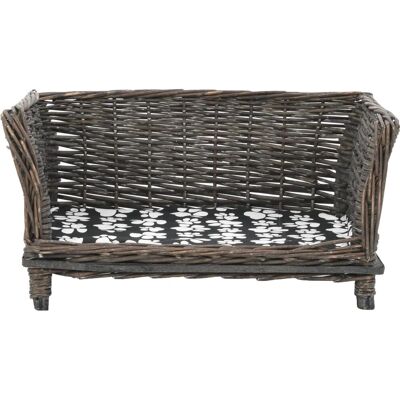 vidaXL Hundekorb mit Kissen Grau 50x33x35 cm - Hundekorb vidaXL Hundekorb mit Kissen Grau 50x33x35 cm - Hundekorb