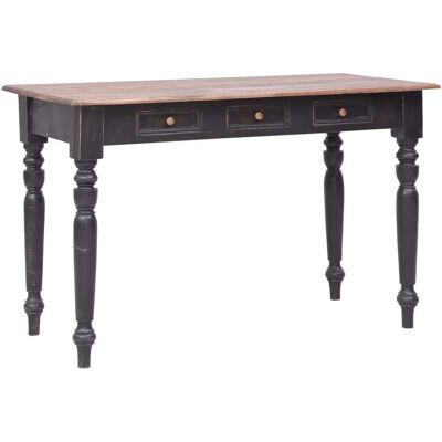 vidaXL Mahagoni 3-Schubladen-Schreibtisch - Vintage Stil Büro vidaXL Mahagoni 3-Schubladen-Schreibtisch - Vintage Stil Büro