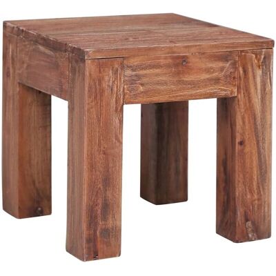 Table basse vidaXL 30x30x30 cm en bois massif recyclé - Table de café et d'appoint - Publicité Table basse vidaXL 30x30x30 cm en bois massif recyclé - Table de café et d'appoint - Publicité