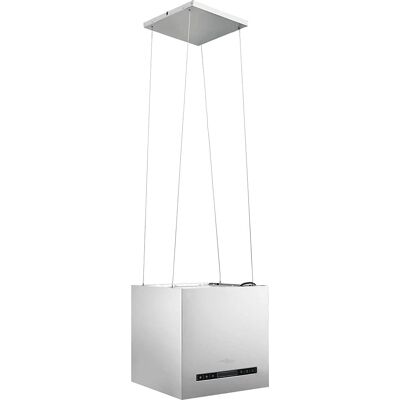 vidaXL Hängende Inselhaube Touch Sensor LCD 37 cm Edelstahl - Haube vidaXL Hängende Inselhaube Touch Sensor LCD 37 cm Edelstahl - Haube