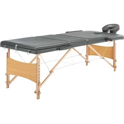 vidaXL Massagetafel met 3 Zones - Verstelbare Hoogte & Hoofdstuk vidaXL Massagetafel met 3 Zones - Verstelbare Hoogte & Hoofdstuk