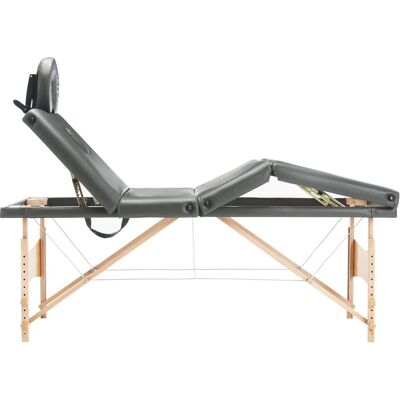 vidaXL Table de massage avec 4 zones - Hauteur réglable - 186x68 cm - Publicité vidaXL Table de massage avec 4 zones - Hauteur réglable - 186x68 cm - Publicité