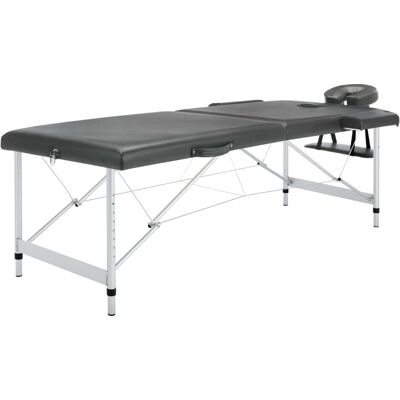 vidaXL Massagetafel 2-Zone Aluminium Frame - Massagetafel vidaXL Massagetafel 2-Zone Aluminium Frame - Massagetafel