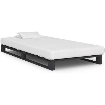 VidaXL Bettgestell - Massives Kiefernholz - Für 180x200 cm Matratze VidaXL Bettgestell - Massives Kiefernholz - Für 180x200 cm Matratze