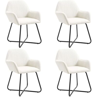 VIDAXL Modell - Elegante Stoff-Esstische - 4 Stück VIDAXL Modell - Elegante Stoff-Esstische - 4 Stück