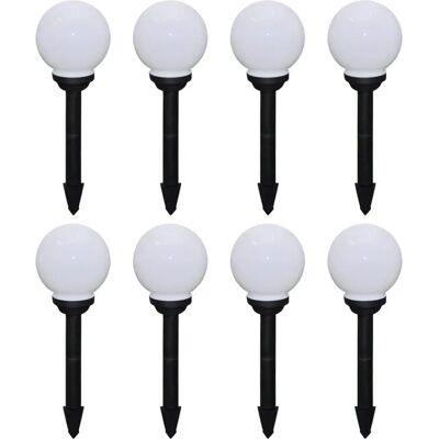 vidaXL Außenwegleuchten - 8 Stück LED 15cm mit Erdspieß vidaXL Außenwegleuchten - 8 Stück LED 15cm mit Erdspieß