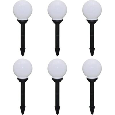 vidaXL Havevejlys 6 stk LED 20 cm med jordspyd vidaXL Havevejlys 6 stk LED 20 cm med jordspyd