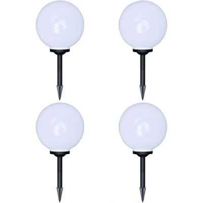 vidaXL Außenweglichter - 4 Stück LED 30 cm mit Erdspieß vidaXL Außenweglichter - 4 Stück LED 30 cm mit Erdspieß