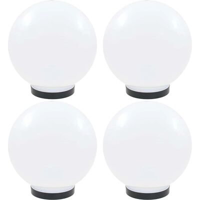 vidaXL LED Gartenleuchten - 25 cm kugelförmige Außenlampen vidaXL LED Gartenleuchten - 25 cm kugelförmige Außenlampen